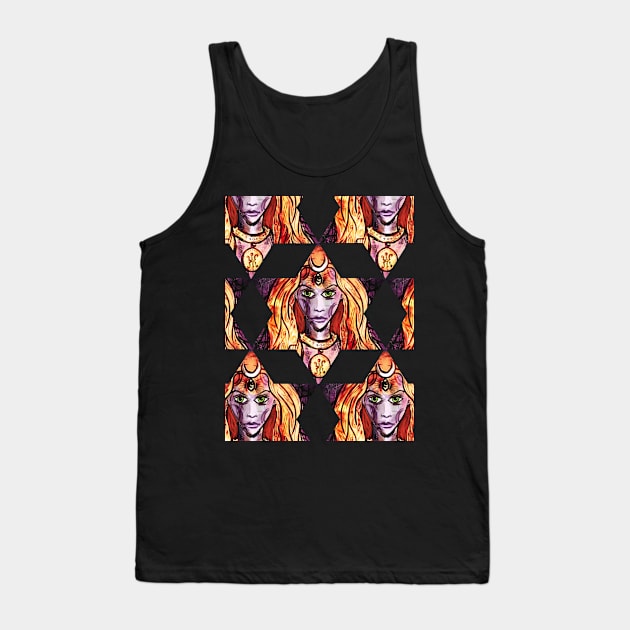 Priestess of the Moon Tank Top by ZOSHOUSE